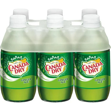 Canada Dry Ginger Ale Plastic Bottles, 10oz