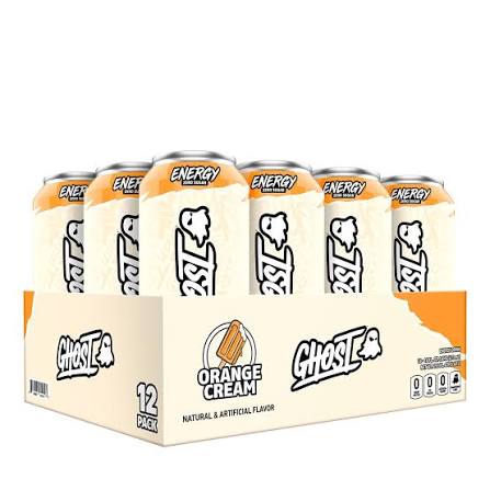GHOST Zero Sugar Orange N Cream Cans, 16oz