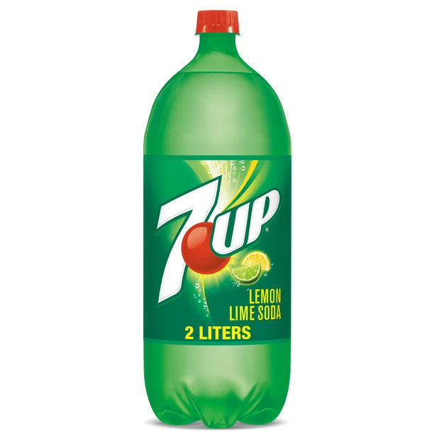 7UP Lemon Lime Bottles 4pk, 2L