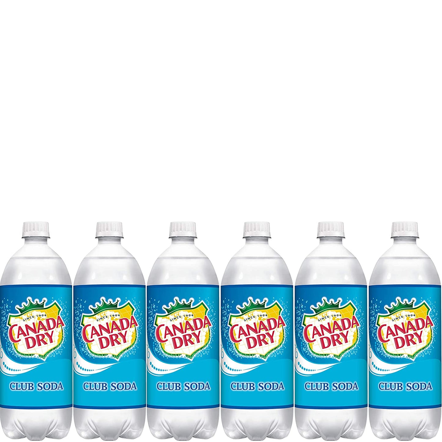Canada Dry Club Soda 6pk, 1L