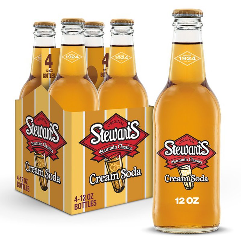 Stewart's Cream Soda 6 or 12 pack - drinkdrop.net