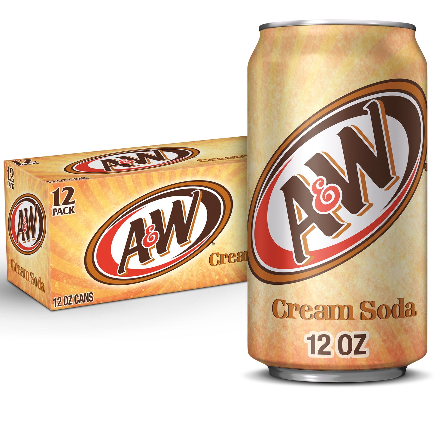 A&W Cream Soda 12 or 24 Pack - drinkdrop.net