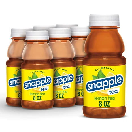 Snapple Lemon Tea 8oz 12 or 24 Pack - drinkdrop.net