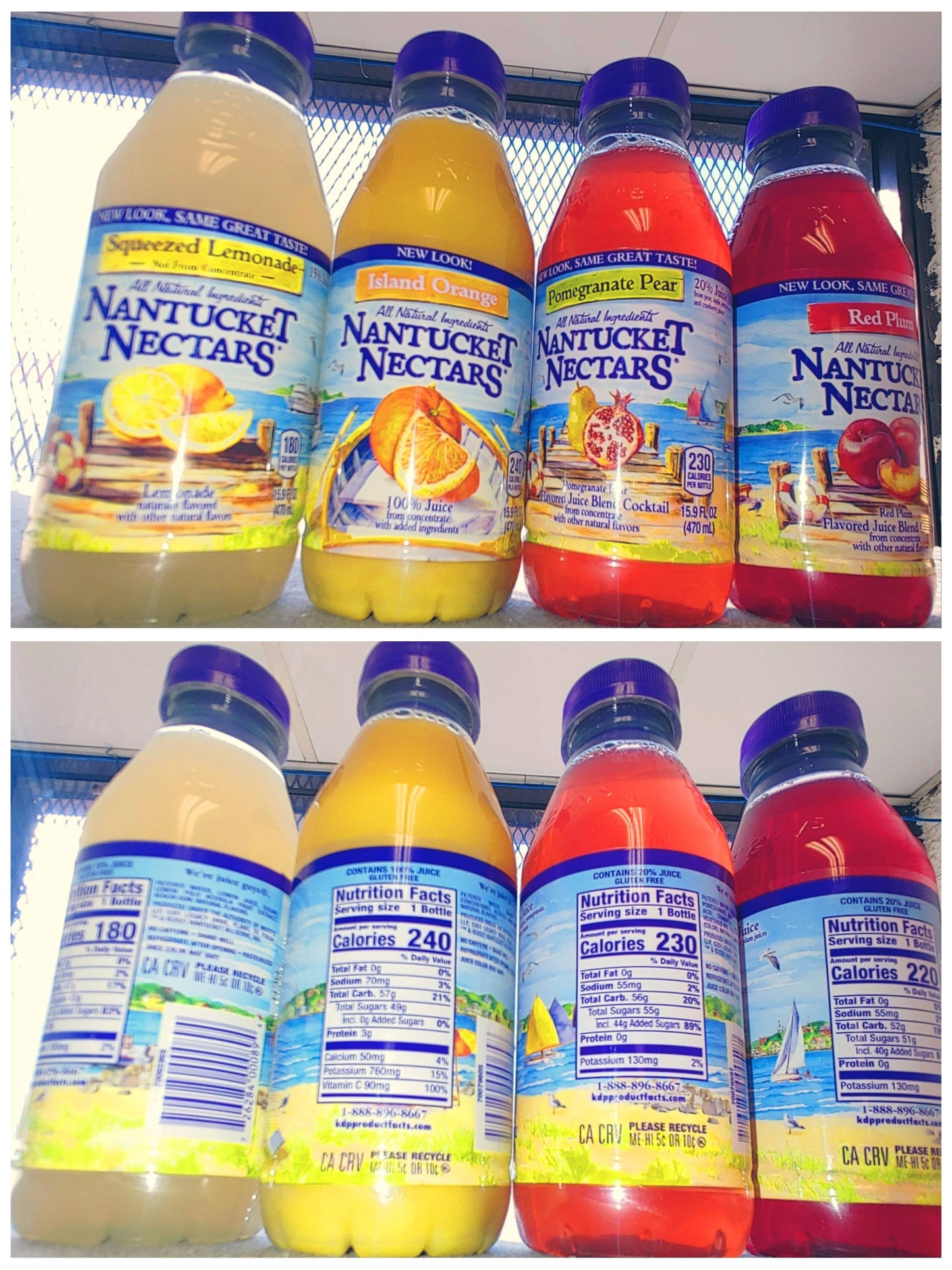 Nantucket Nectars Variety Pack 12 or 24 Plastic Bottles - drinkdrop.net
