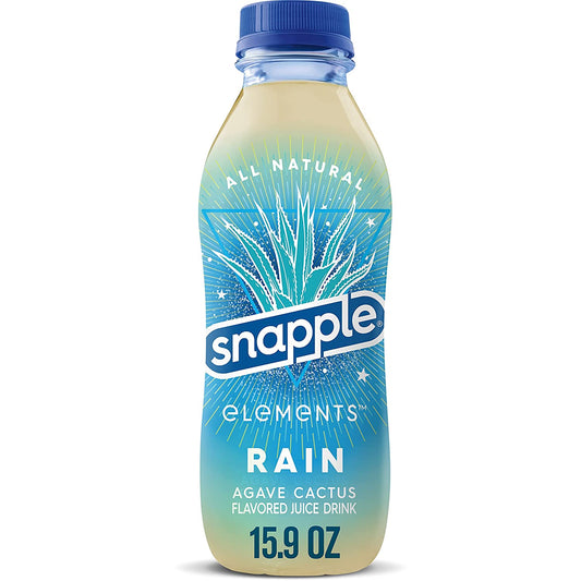 Snapple Element Rain (Agave Cactus) 8, 16, or 24 pack - drinkdrop.net