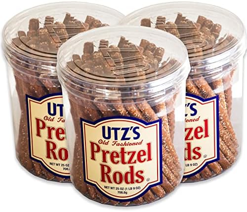 Utz Old Fashioned Pretzel Rods 3 Barrels
