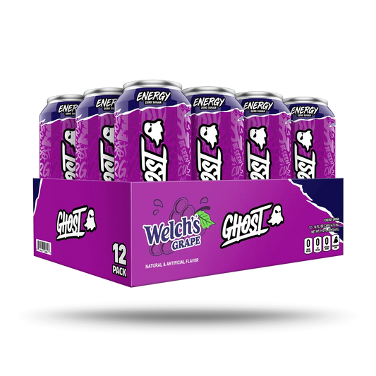 GHOST Zero Sugar Welch's Grape Cans, 16oz