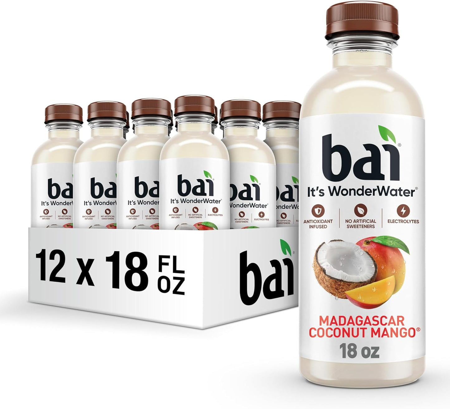 Bai Madagascar Coconut Mango, 18oz