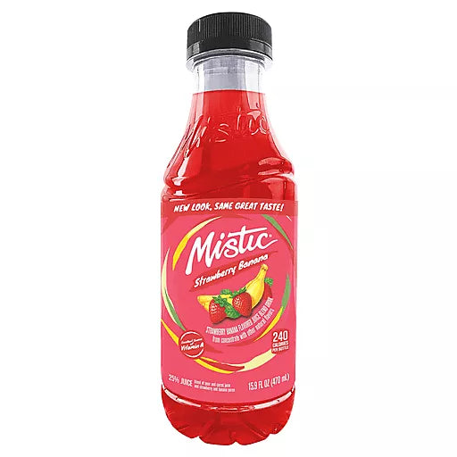 Mistic Strawberry Banana Flavored Juice Drink, 15.9oz