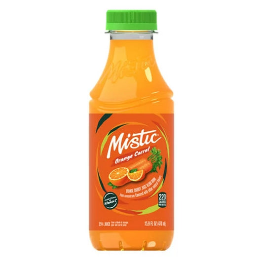 Mistic Orange Carrot Flavored Juice Drink, 15.9oz