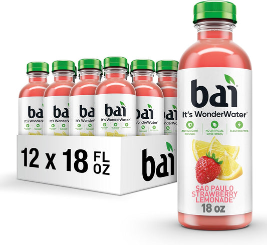 Bai Sao Paulo Strawberry Lemonade, 18oz