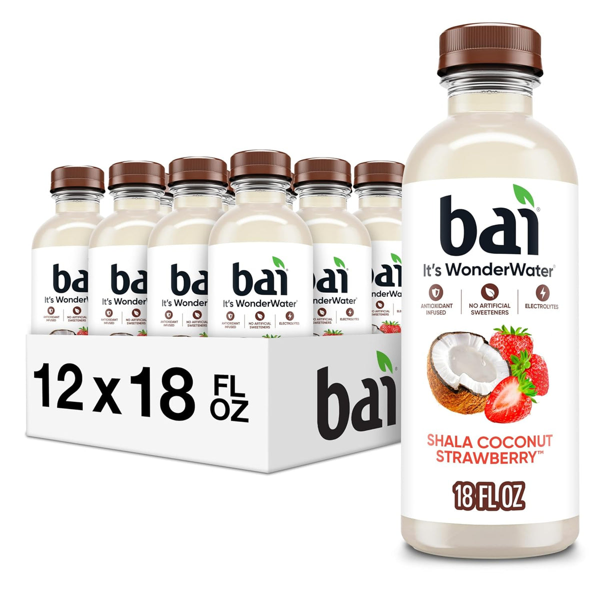 Bai Shala Coconut Strawberry, 18oz