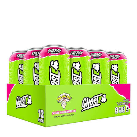 GHOST Zero Sugar Sour Watermelon Cans, 16oz