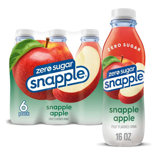 Snapple Zero Sugar Apple, 16oz