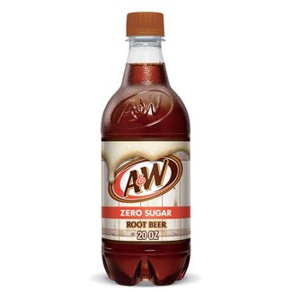 A&W Zero Sugar Root Beer 20oz 8 or 24 Pack - drinkdrop.net