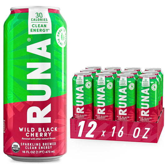 Runa Wild Black Cherry Cans, 16oz
