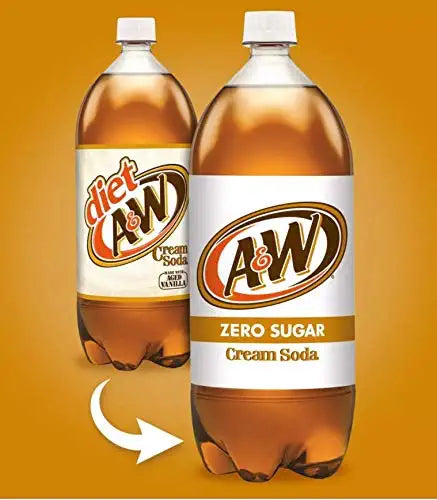 A&W Zero Sugar Cream Soda 4pk, 2L