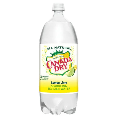 Canada Dry Lemon Lime Sparkling Water 4pk, 2L