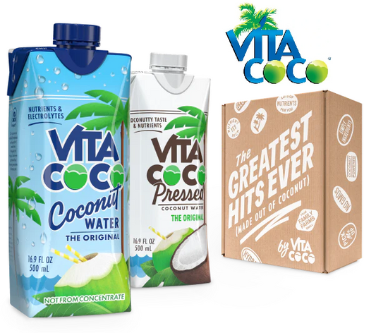 Vita Coco Coconut Water Pure & Pressed Variety Pack, 16.9oz