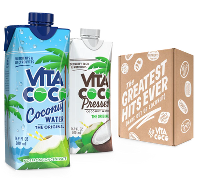 Vita Coco Coconut Water Pure & Pressed Variety Pack, 16.9oz
