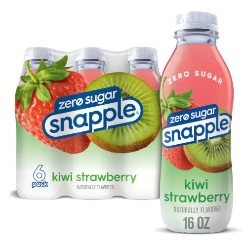 Snapple Zero Sugar Kiwi Strawberry 8,16, or 24 Pack - drinkdrop.net