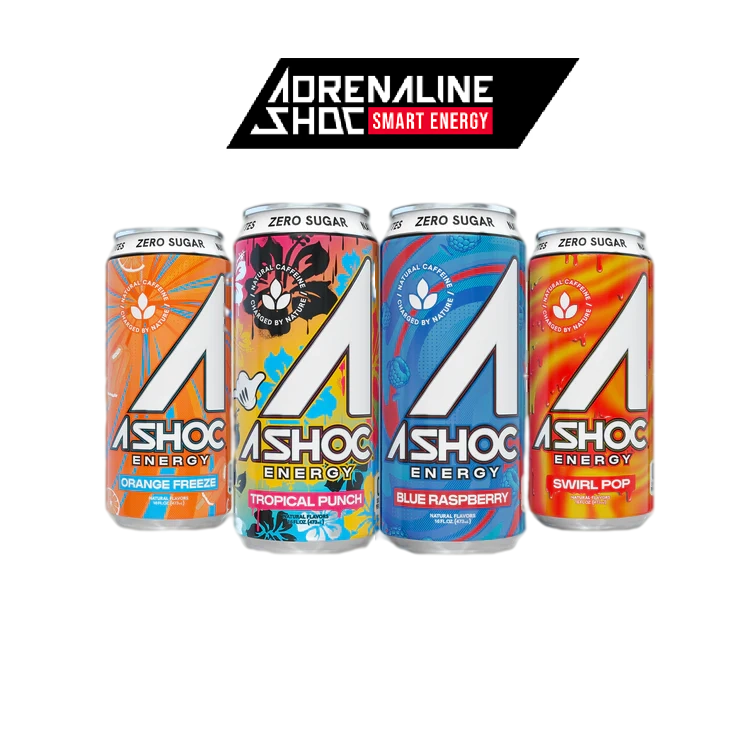 Adrenaline Shoc Performance Pack Variety Cans, 16oz