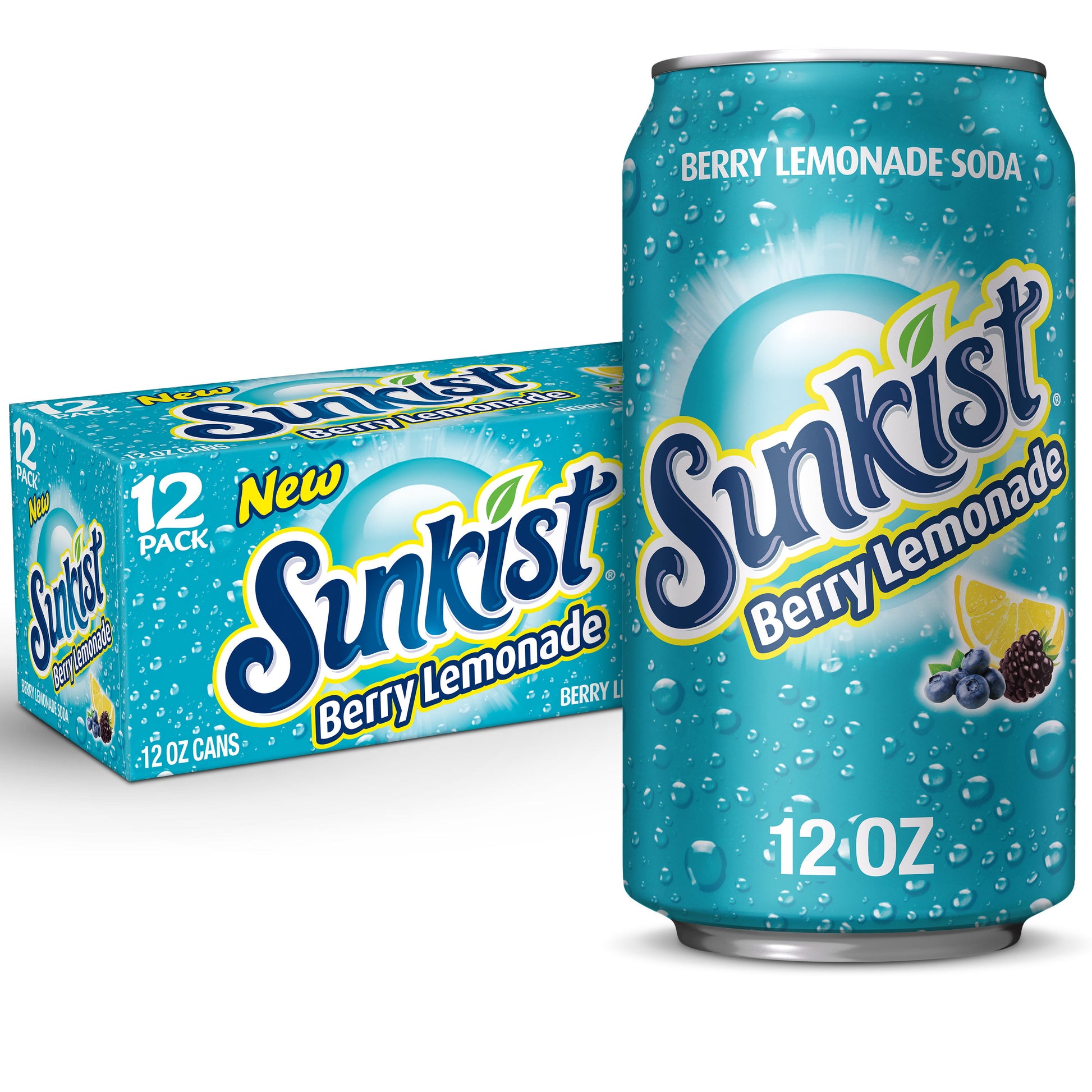 Sunkist Berry Lemonade 12 or 24 pack - drinkdrop.net