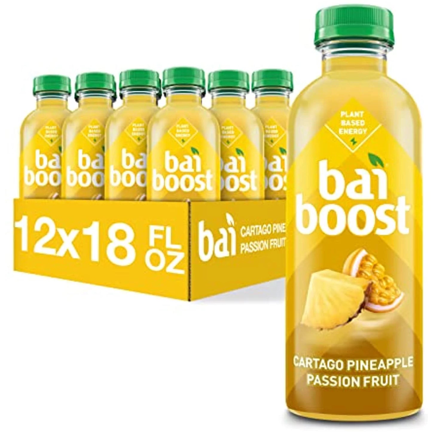 Bai Boost Cartago Pineapple Passion Fruit 12 Pack - drinkdrop.net