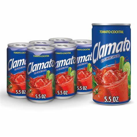 Clamato Tomato Cocktail Cans, 7.5oz