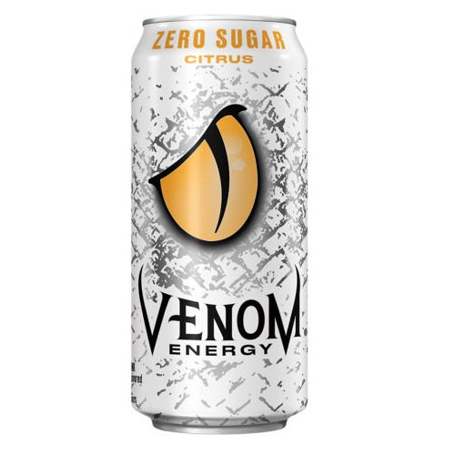 Venom Zero Sugar Citrus Cans, 16oz