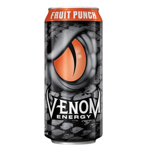 Venom Fruit Punch (Death Adder) Cans, 16oz