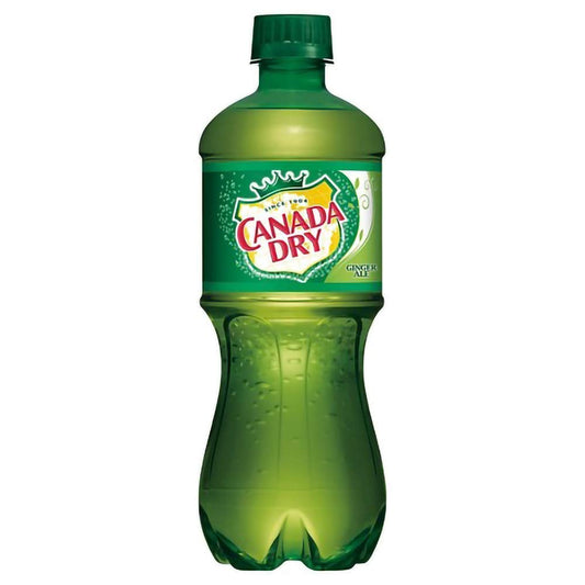Canada Dry Ginger Ale 20oz Pack 8 or 24 Pack - drinkdrop.net