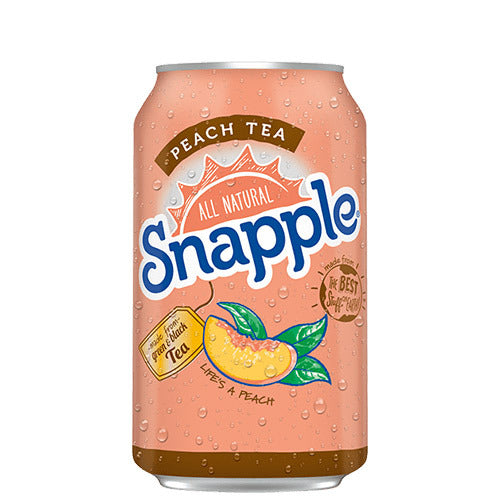 Snapple Peach Tea Cans 15 pack - drinkdrop.net