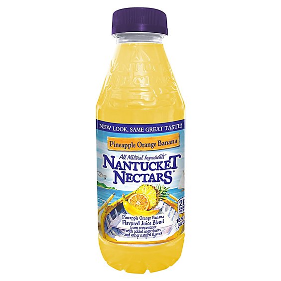 Nantucket Nectars Pineapple Orange Banana Juice 12 Pack - drinkdrop.net