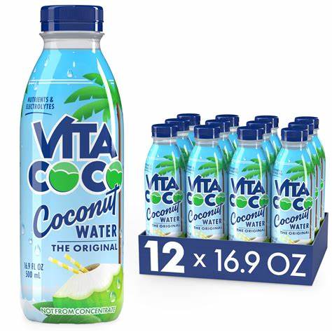 Vita Coco Coconut Water Pure, 16.9oz Slim Bottle