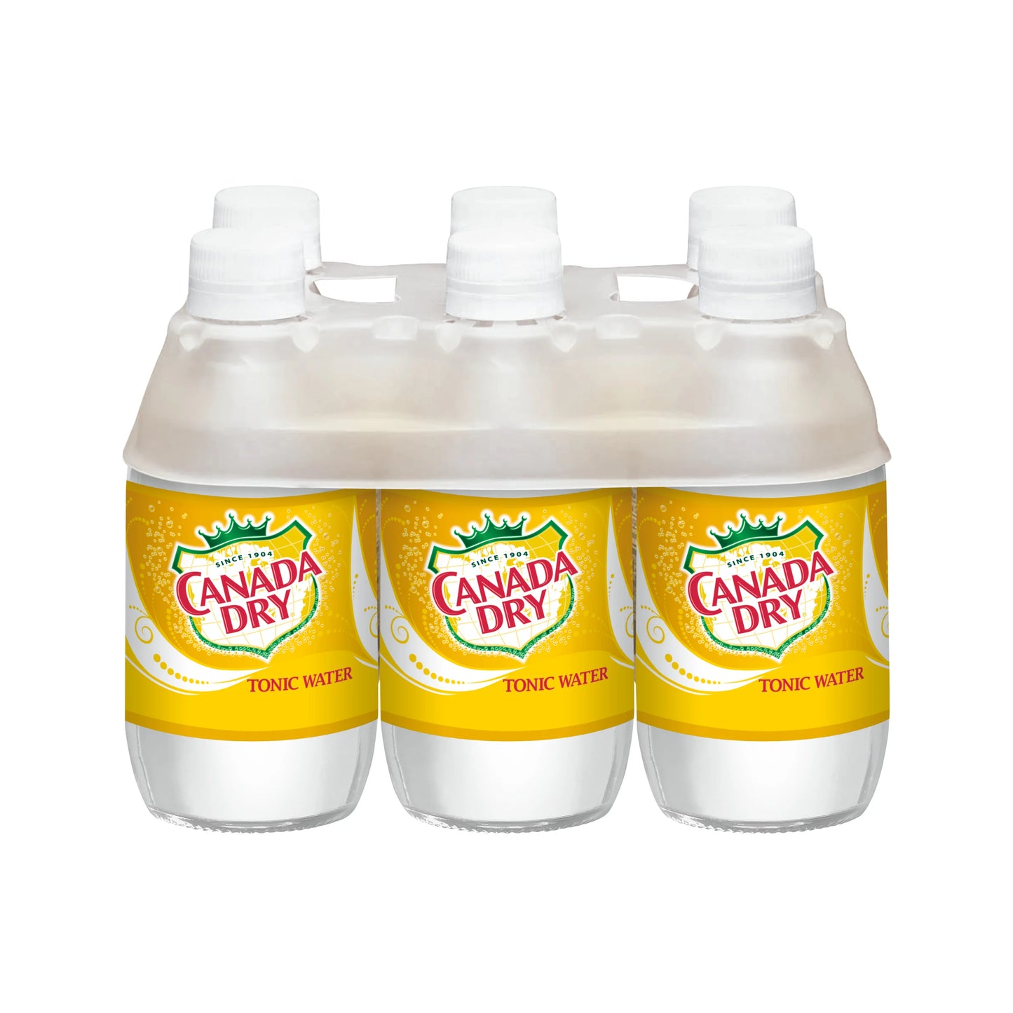 Canada Dry Tonic Water 10oz Glass Bottle 6 Pack or 20 Pack - drinkdrop.net