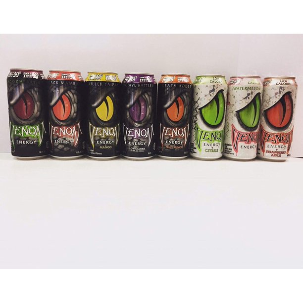Venom Energy Drink Variety Pack Cans, 16oz