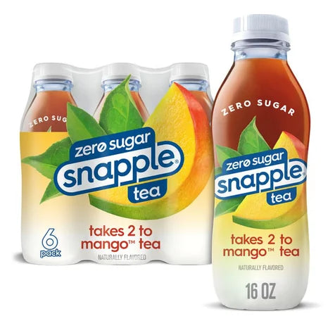Snapple Zero Sugar Takes 2 to Mango Tea - drinkdrop.net